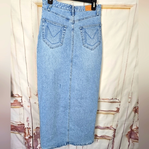 NWOT Show Me Your Mumu McEntire Maxi Denim Skirt size 28 - Picture 6 of 10